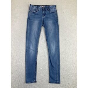 Levis 711 Skinny Jeans Girls 14 Blue Light Wash Stretch Denim Slim Fit Mid Rise